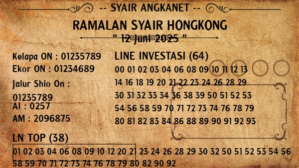 Prediksi Hongkong