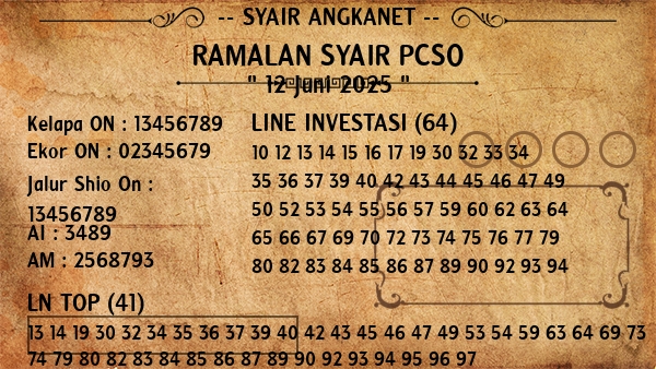 Prediksi Pcso