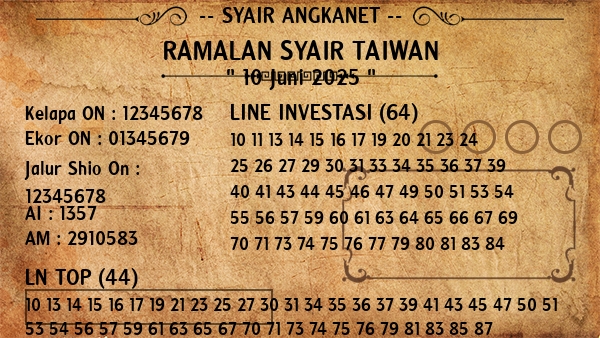 Prediksi Taiwan